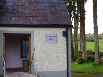 St. Columba's Church (2) - plaque, Carran