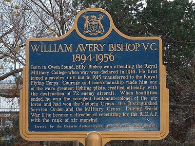 William Avery Bishop, V.C., 1894-1956