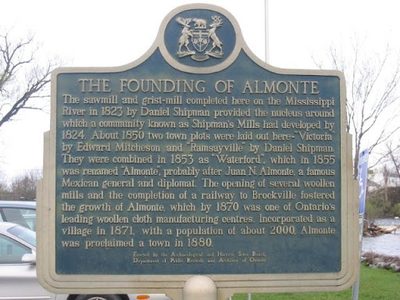 The Founding of Almonte
