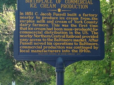 Birthplace of Commercial Ice Cream Production