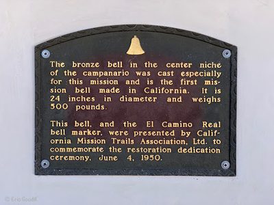 First Mission Bell Made in California