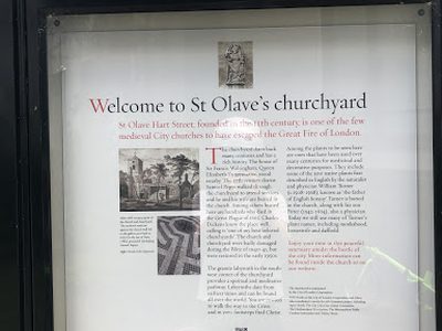 St Olave's Churchyard