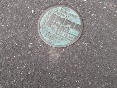 WWII Bomb Strike Marker
