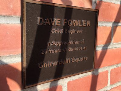 Dave Fowler, Chief Engineer, Ghirardelli Square