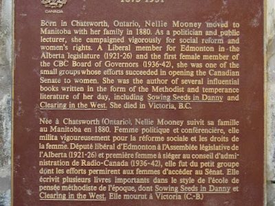 Nellie Mooney McClung 1873-1951