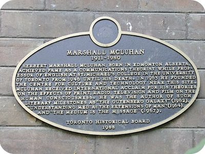 Marshall McLuhan 1911-1980