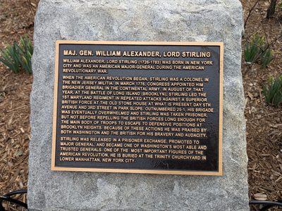 Major General William Alexander, Lord Stirling