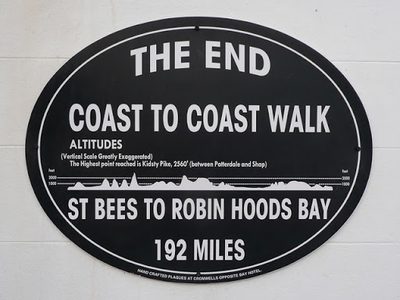 The eastern end of the Coast to Coast Walk