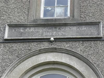 Plaque, The Ardara Parish Hall