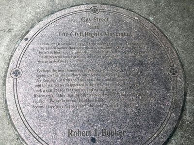 Gay Street and the Civil Rights Movement