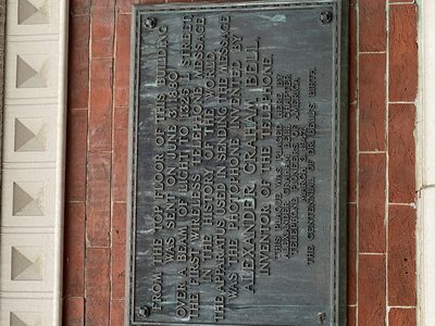 First Wireless Telephone Message in the History of the World
