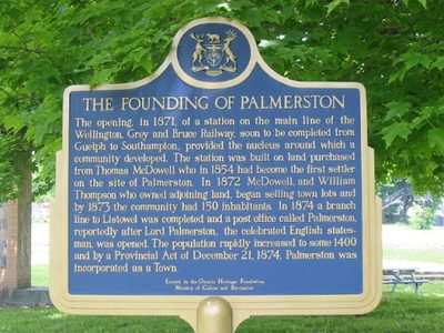 The Founding of Palmerston