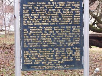 Maries County Historical Marker