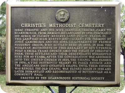Christie's Methodist Cemetery