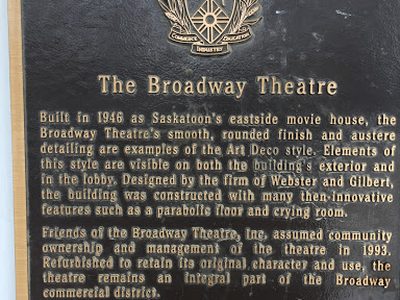 Saskatoon's Broadway Theatre has a parabolic floor