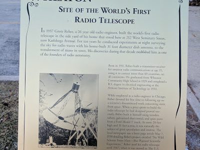 Site of the World's First Radio Telescope