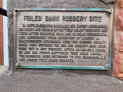 Foiled Bank Robbery Site