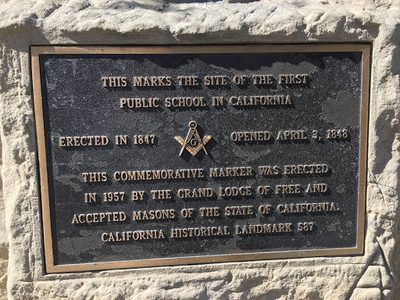 First public school in California