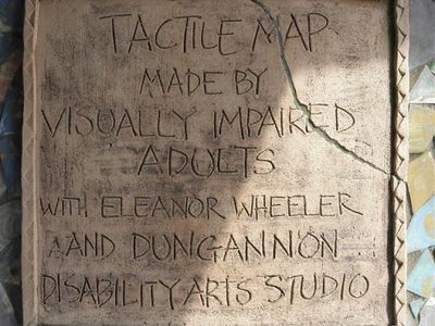 Plaque, Tactile Map
