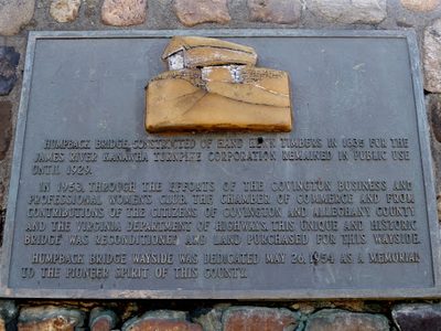 Humpback Covered Bridge Marker