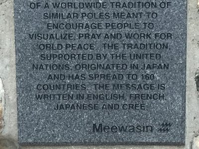 Peace Prayer Pole
