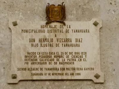 Don Hermilio Vizcarra Diaz, Hijo Ilustre de Yanahuara