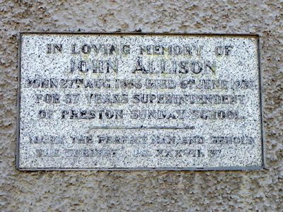 Memorial plaque, Preston