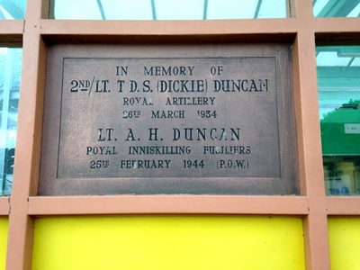 Duncan plaque, Tyrone County Hospital