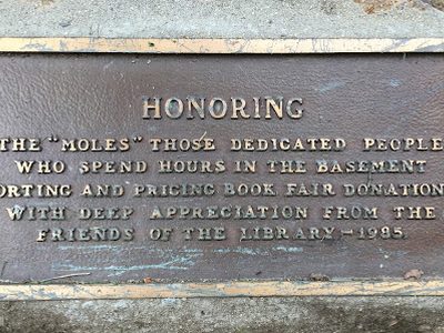 Moles of the Menlo Park Library