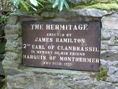 The Hermitage plaque, Tollymore Park
