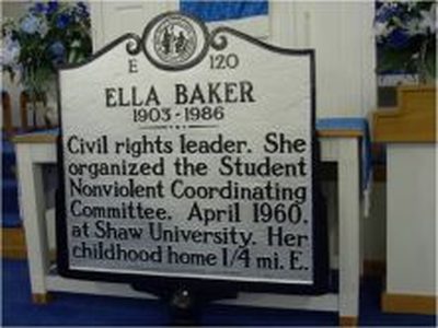 ELLA BAKER    1903-1986