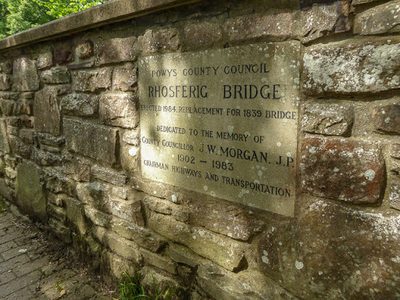 Rhosferig Bridge River Irfon, Builth Wells, Powys