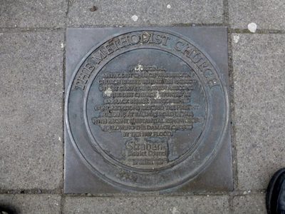 Plaque, The Methodist Church, Strabane