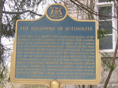 The Founding of Actinolite