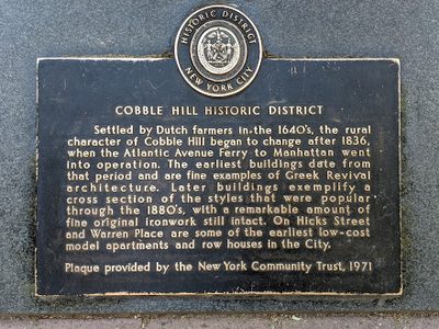 Cobble Hill Historic District