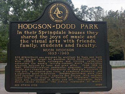 Hodgson-Dodd Park, Hugh Hodgson:1893-1969 (Side 2),