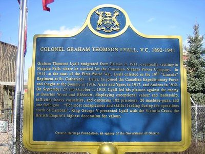 Colonel Graham Thomson Lyall, V.C. 1892-1941