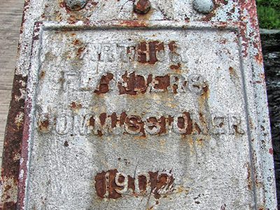 Sylvan Falls Bridge Plaque