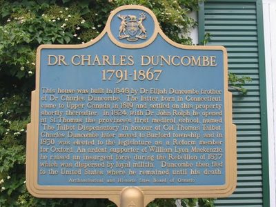 Dr. Charles Duncombe 1791-1867
