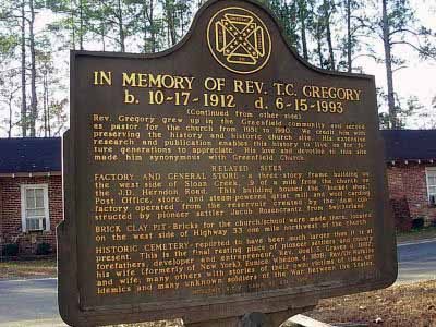 In Memory of Rev. T.C. Gregory (Side 2)