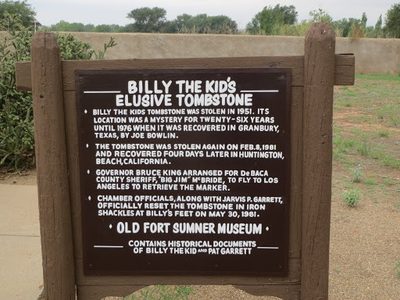 Billy the Kid's Elusive Tombstone