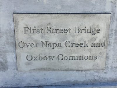 First Street Bridge Over Napa Creek and Oxbow Commons