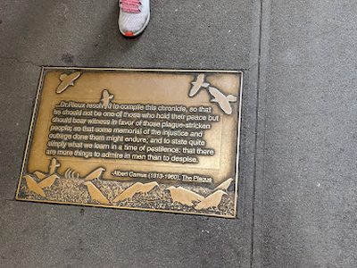 Library Walk: Albert Camus, 'The Plague'