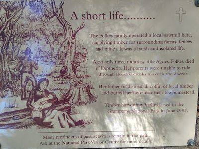 Grampians Grave Marker
