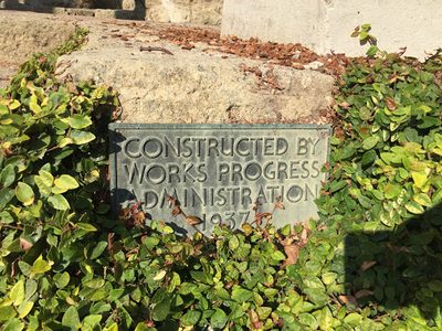 Constructed by Works Progress Administration 1937