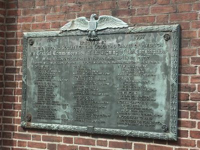 Dumbarton House Plaque