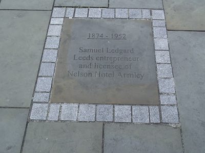Pavement plaque to Samuel Ledgard