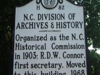 N.C. DIVISION OF ARCHIVES AND HISTORY