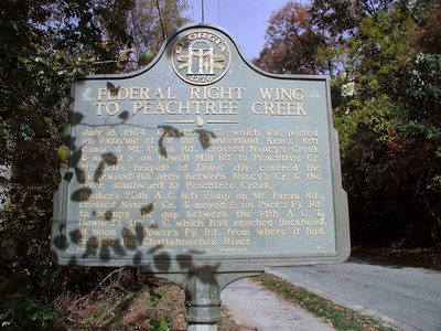 Federal Right Wing to Peachtree Creek