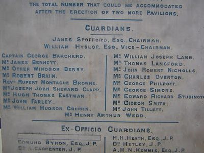 Croydon University Hospital: foundation plaque